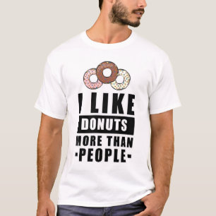 Funny Doughnut Design T-Shirt