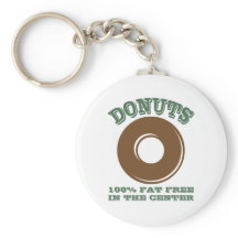 Funny Doughnut Keychain