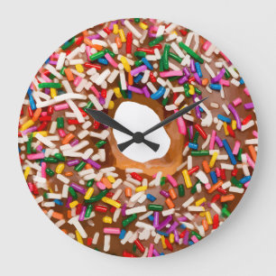 Funny Doughnut Kitchen Wall Clocks