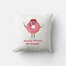 Funny Doughnut T-Shirt – Doughnut Worry Be Happy G