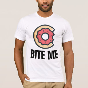 Funny Doughnut T-shirts, BITE ME T-Shirt