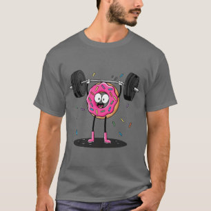 Funny Doughnut Workout Gym T-Shirt