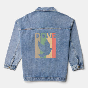 Funny Dove Costume  Denim Jacket
