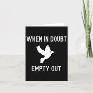 Funny Dove Hunter For Hunters - Bird Gift Tee Idea Card