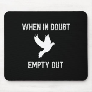 Funny Dove Hunter For Hunters - Bird Gift Tee Idea Mouse Mat