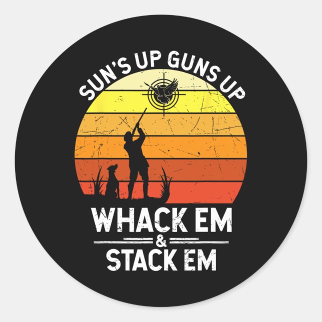 Funny Dove Hunting - Dove Hunting Season  Classic Round Sticker (Front)