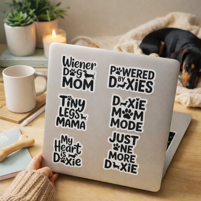 Funny Doxie Dachshund Mum Sayings (doxie mom phrases)