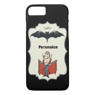 Funny Dracula Flying Black Bat Personalise iPhone 8/7 Case