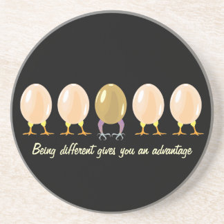 funny dragon and chickens eggs Coaster