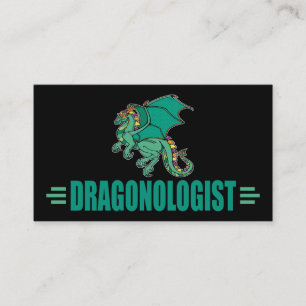Funny Dragon DRAGONOLOGIST Business Card
