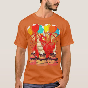 Funny Dragon Kids Birthday T-Shirt