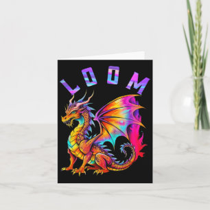 Funny Dragon Loom Lovers For Men Women Imagine Gif Card