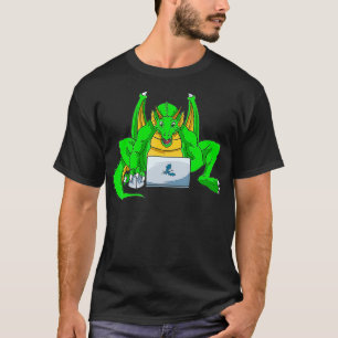 Funny Dragon Winged Flying Fire Breathing Mythical T-Shirt