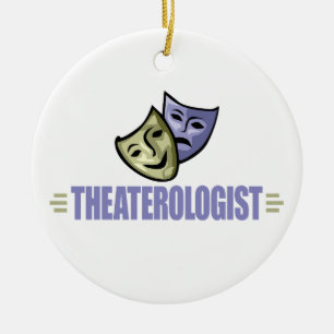 Funny Drama Theatre Ceramic Tree Decoration