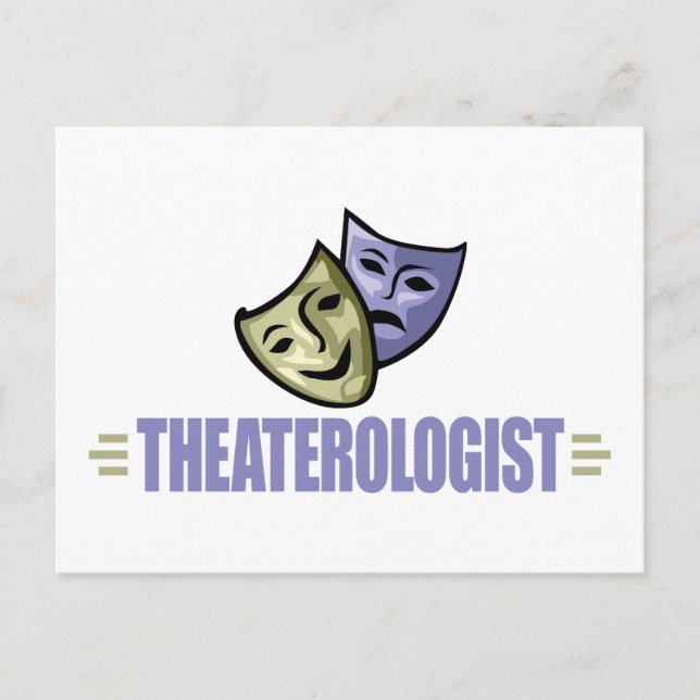 Funny Drama Theatre Postcard (Front)