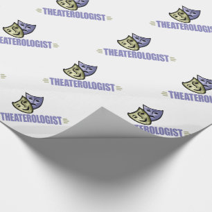 Funny Drama Theatre Wrapping Paper