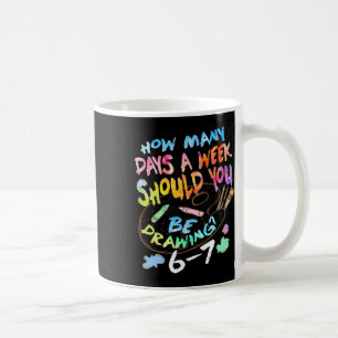 Funny Drawing Sketching Artist Art Lover Boys Girl Coffee Mug
