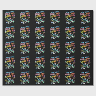 Funny Drawing Sketching Artist  Wrapping Paper