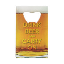 Funny drink beer and carry on