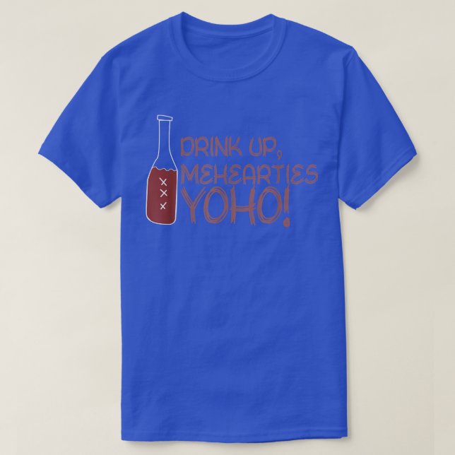 Funny Drink Up, Mehearties Yoho Apparel  T-Shirt (Design Front)