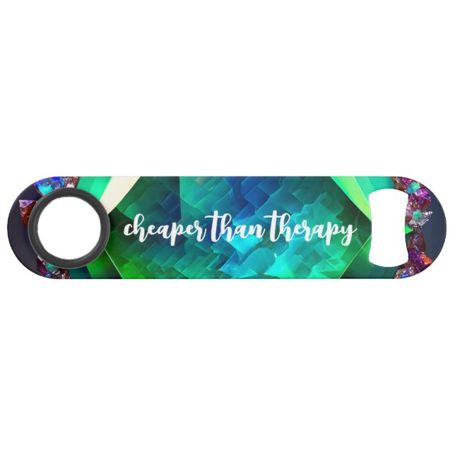 Funny Drinking Quote Abstract Underwater Crystals (Front (Horizontal))