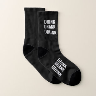 funny drinking quotes socks