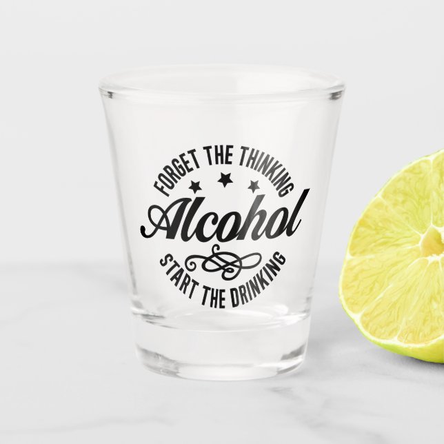 Funny Drinking  Shot Glass (Front)