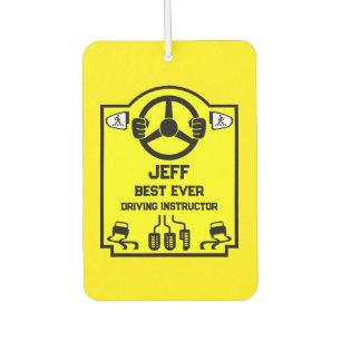Funny Driving Instructor Gift Car Air Freshener