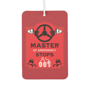 Funny Driving Instructor Gift Car Air Freshener