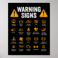 Funny Driving Warning Signs 101 Auto Mechanic Gift