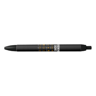Funny Driving Warning Signs 101 Auto Mechanic Gift Black Ink Pen