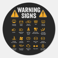 Funny Driving Warning Signs 101 Auto Mechanic Gift