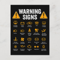 Funny Driving Warning Signs 101 Auto Mechanic Gift