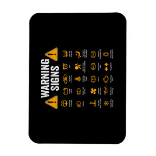 Funny Driving Warning Signs 101 Auto Mechanic Gift Magnet