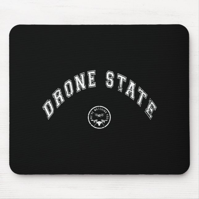Funny Drone State Flying Secret Drone New Jersey W Mouse Mat (Front)