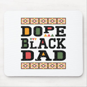 Funny Drug Black Dad Black Father Pride Afro Afric Mouse Mat
