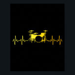 Funny Drummer Art For Men Women Kids Drumming Love Poster<br><div class="desc">Funny Drummer Art For Men Women Kids Drumming Lover Drummer</div>