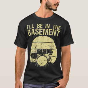 Funny Drummer Art Men Women Drumming Drum Set Musi T-Shirt