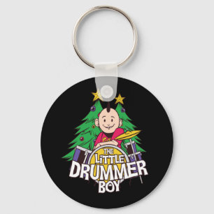 Funny Drums Christmas Design For Drummer Boy Key Ring
