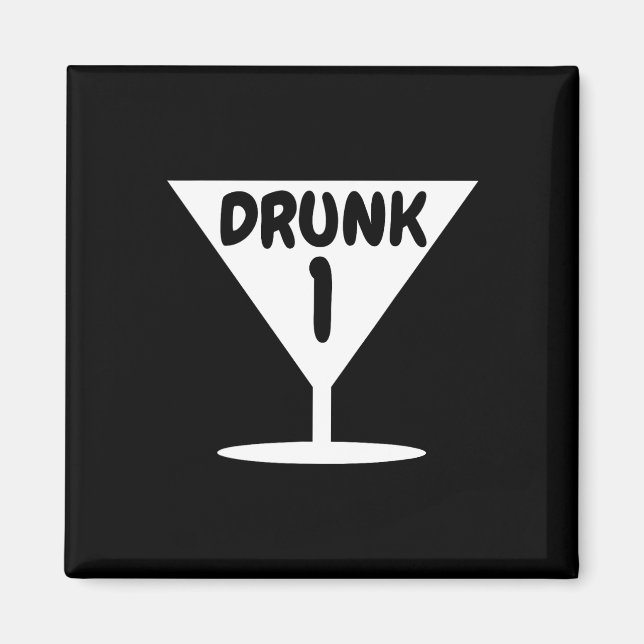 Funny Drunk 1 Party Thing Halloween Costume  Magnet (Front)