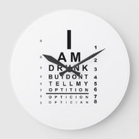 Funny drunk eye chart