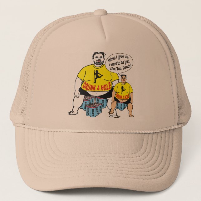 Funny Drunk Father & Son Cap (Front)