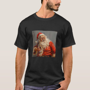 Funny drunk Santa Claus funny Christmas Tank Top