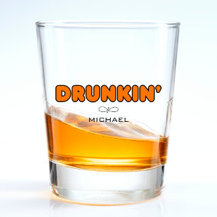 Funny Drunkin' Shot Glass