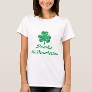 Funny Drunky McDrunkerton St Patrick's Day T-shirt
