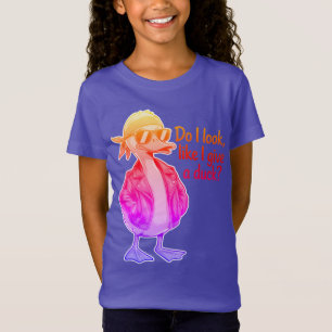 Funny Duck Attitude Humour Quote T-Shirt