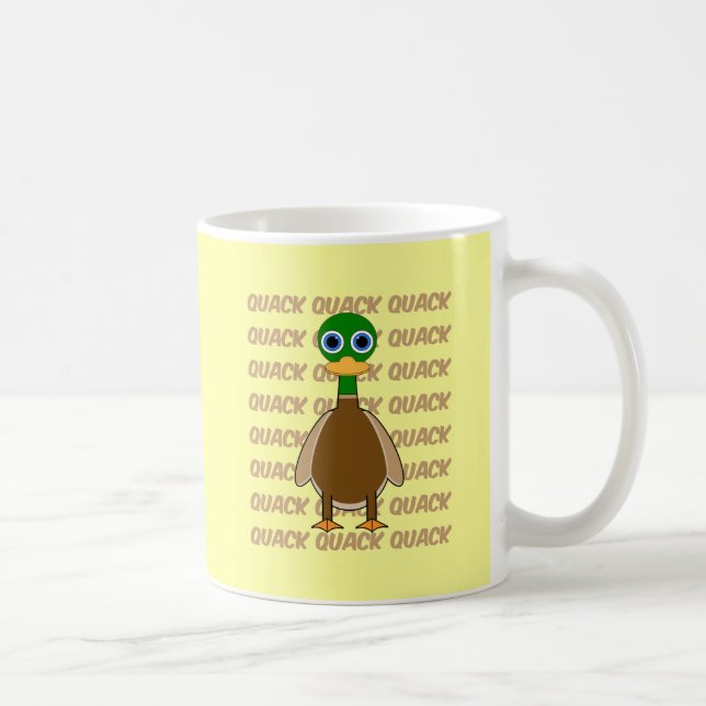 funny duck coffee mug (Right)