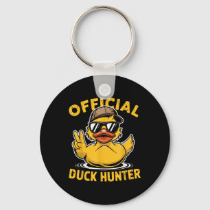 Funny Duck Cruise Boat Hunting Squad Rubber Duck P Key Ring