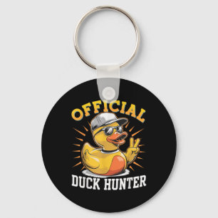 Funny Duck Cruise Boat Hunting Squad Rubber Duck P Key Ring