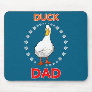 Funny Duck Dad Duck Lover Funny Duck Owner For Men Mouse Mat